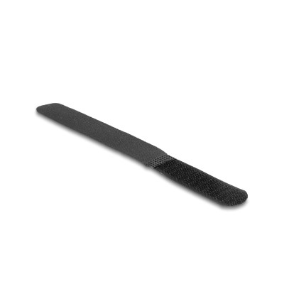 Delock Klettkabelbinder Schwarz 180 mm x 20 mm, 10 Stück Delock Klettkabelbinder Schwarz 180 mm x 20 mm, 10 Stück
