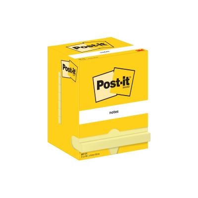 Post-it Notizzettel 102 x 76 mm, Gelb, 12 Blöcke Post-it Notizzettel 102 x 76 mm, Gelb, 12 Blöcke