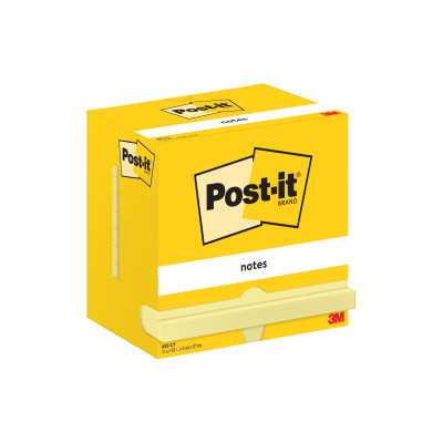 Post-it Notizzettel 127 x 76 mm, Gelb, 12 Blöcke Post-it Notizzettel 127 x 76 mm, Gelb, 12 Blöcke