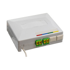 Lightwin FTTH OTO Box 4x LC/APC Kupplungen, Breakoutkabel 50 m