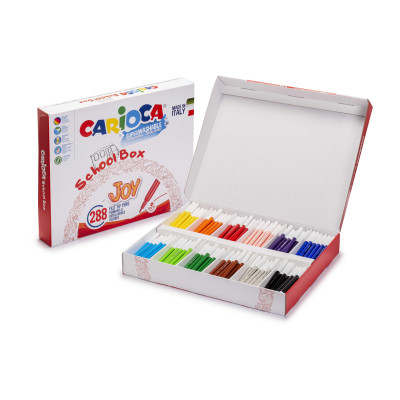 Carioca Fasermaler Schoolbox Joy 288-teilig Carioca Fasermaler Schoolbox Joy 288-teilig