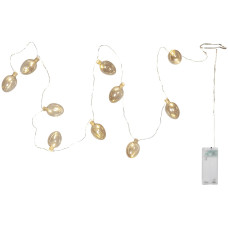 Star Trading Lichterkette Shimmer, 10 LEDs, 1.35 m, Beige