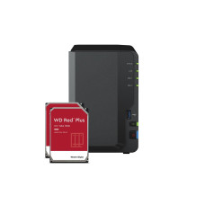 Synology NAS DiskStation DS223, 2-bay WD Red Plus 16 TB