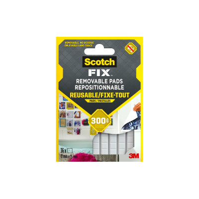 Scotch Klebepads Scotch-Fix, 11 mm x 15 mm, Weiss