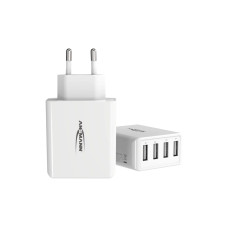 Ansmann USB-Wandladegerät Home Charger HC430, 4x USB, 30 W, Weiss