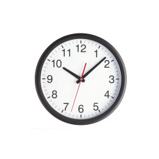 TFA Dostmann Wanduhr Ø 300 mm Weiss/Schwarz