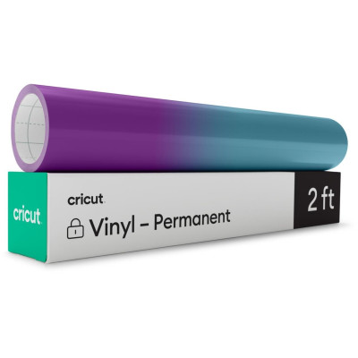 Cricut Vinylfolie Wärmeaktiviert 30 x 60 cm, Violett/Türkis