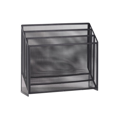 Zeller Present Zeitungsständer News Rack 32 x 9 x 29.5 cm, Schwarz Zeller Present Zeitungsständer News Rack 32 x 9 x 29.5 cm, Schwarz