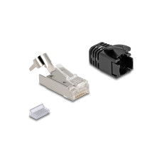 Delock Stecker RJ45, S/FTP, Cat.8.1 25 Stück, Transparent
