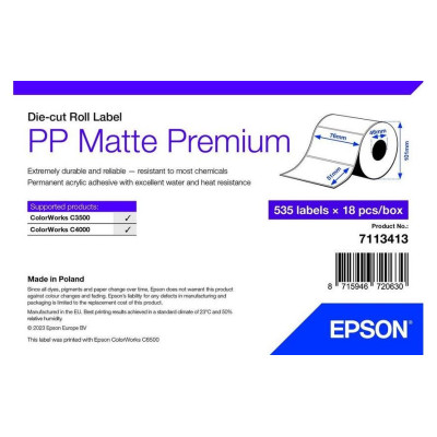 Epson Etikettenrolle 76 x 51 mm