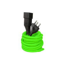 maxTex Verlängerungskabel 3 m T13 - T12, Neongrün maxTex Verlängerungskabel 3 m T13 - T12, Neongrün