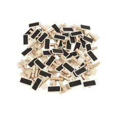 Creativ Company Minikreidetafel mit Klammern 4 x 2 cm, 100 Stück