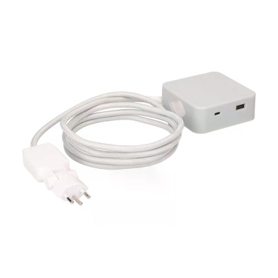 maxTex Steckdosenleiste Cube 3x T13, USB A/C, Grau/Weiss maxTex Steckdosenleiste Cube 3x T13, USB A/C, Grau/Weiss