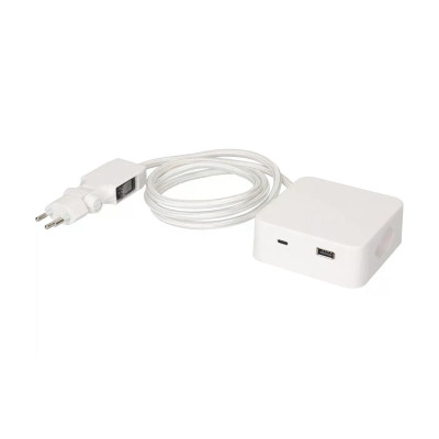 maxTex Steckdosenleiste Cube 3x T13, USB A/C, Weiss/Weiss maxTex Steckdosenleiste Cube 3x T13, USB A/C, Weiss/Weiss