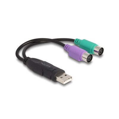 Delock USB-Adapter USB-A Stecker - PS/2