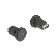 Delock USB 2.0 Mini-B zu USB 2.0 Typ-A Einbaubuchse