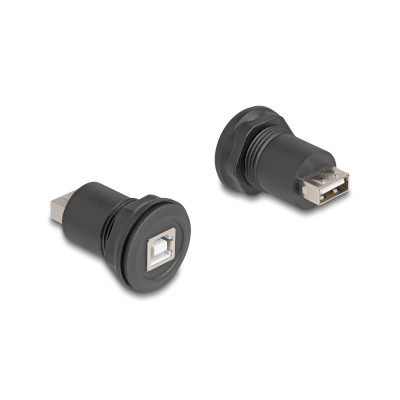 Delock USB 2.0 Typ-B zu USB 2.0 Typ-A Einbaubuchse