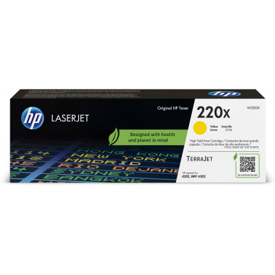 HP Toner 220X – Yellow (W2202X)