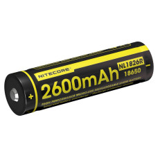 Nitecore Akku NL1826R 18650 2600 mAh Nitecore Akku NL1826R 18650 2600 mAh