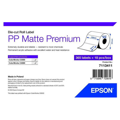 Epson Etikettenrolle 102 x 76 mm