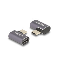 Delock USB-Adapter gewinkelt USB-C Stecker - USB-C Buchse