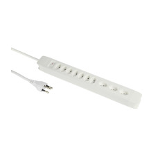 Schönenberger Steckdosenleiste 3 x horizontal / 7 x vertikal 5 m, Weiss Schönenberger Steckdosenleiste 3 x horizontal / 7 x vertikal 5 m, Weiss