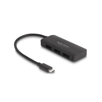 Delock 3-Port Signalsplitter USB-C - 3x DisplayPort Delock 3-Port Signalsplitter USB-C - 3x DisplayPort