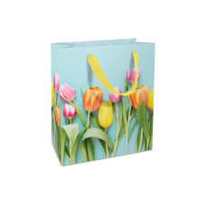 Braun + Company Geschenktasche Tulpen 18 x 21 x 8 cm Braun + Company Geschenktasche Tulpen 18 x 21 x 8 cm