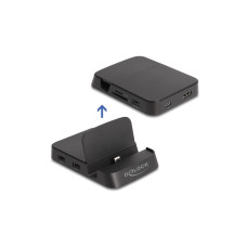 Delock Dockingstation 4K mit integrierter Halterung Delock Dockingstation 4K mit integrierter Halterung