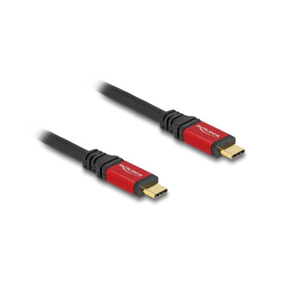 Delock USB4-Kabel 20 Gbps PD 3.0 100 W USB C - USB C 0.8 m Delock USB4-Kabel 20 Gbps PD 3.0 100 W USB C - USB C 0.8 m