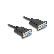 Delock Anschlusskabel RS-232 D-Sub9 Buchse zu Buchse 1 m Delock Anschlusskabel RS-232 D-Sub9 Buchse zu Buchse 1 m