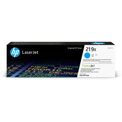 HP Toner 219X (W2191X) Cyan HP Toner 219X (W2191X) Cyan