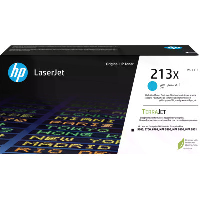 HP Toner 213X (W2131X) Cyan