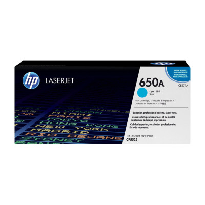 HP Toner Nr. 650A (CE271A) Cyan