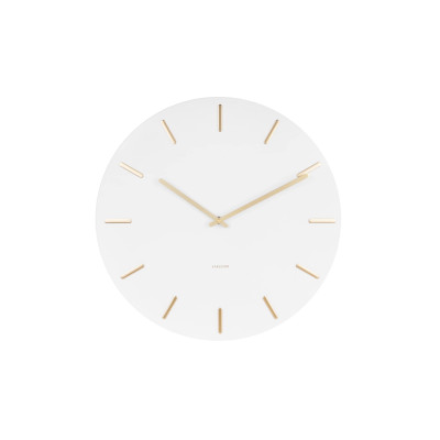 KARLSSON Wanduhr Charm 45 cm, Weiss