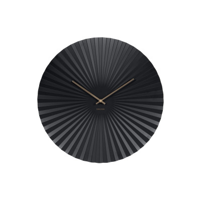 KARLSSON Wanduhr Sensu XL 50 cm, Schwarz KARLSSON Wanduhr Sensu XL 50 cm, Schwarz