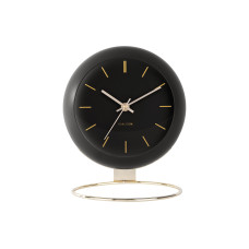KARLSSON Tischuhr Globe 25 cm, Schwarz