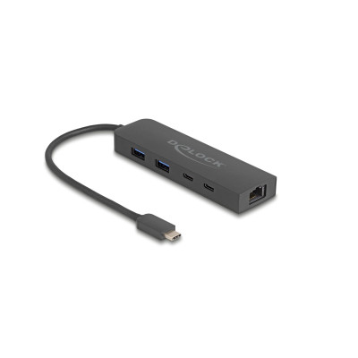 Delock USB-Hub USB A/USB C mit 2.5 Gigabit LAN Delock USB-Hub USB A/USB C mit 2.5 Gigabit LAN