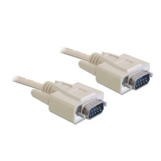 Delock Anschlusskabel RS-232 DB9 - RS-232 DB9 (m-m) 2 m Delock Anschlusskabel RS-232 DB9 - RS-232 DB9 (m-m) 2 m