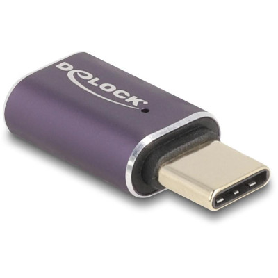 Delock USB-Adapter 40 Gbps Portschoner USB-C Stecker - USB-C Buchse Delock USB-Adapter 40 Gbps Portschoner USB-C Stecker - USB-C Buchse