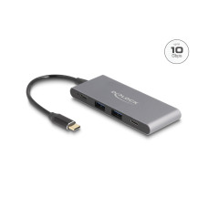 Delock USB-Hub 2 x USB Typ-A / 2 x USB Type-C 10 Gbps Delock USB-Hub 2 x USB Typ-A / 2 x USB Type-C 10 Gbps
