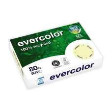 Clairefontaine Kopierpapier Evercolor A4, Hellgelb, 80 g/m²,500 Blatt