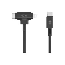 HYPER USB-Ladekabel Hybrid-Silicone USB C - Lightning 1.5 m