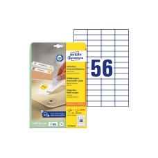 Avery Zweckform Universal-Etiketten L6027REV-25, 52.5 x 21.2 mm, 30 Blatt Avery Zweckform Universal-Etiketten L6027REV-25, 52.5 x 21.2 mm, 30 Blatt