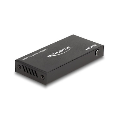 Delock 2-Port Signalsplitter HDMI-HDMI 4K/60 Hz
