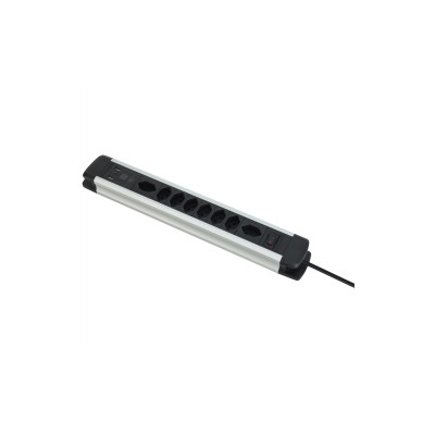 Schönenberger Steckdosenleiste 8 x T13, 1 x USB-C, 2 x USB-A 2 m Schönenberger Steckdosenleiste 8 x T13, 1 x USB-C, 2 x USB-A 2 m