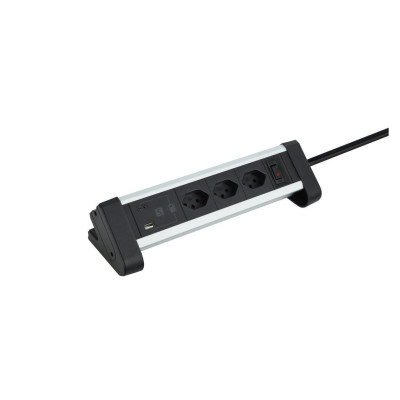 Schönenberger Steckdosenleiste 3 x T12, 1 x USB-A, 1 x USB-C 3 m Schönenberger Steckdosenleiste 3 x T12, 1 x USB-A, 1 x USB-C 3 m