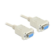 Delock Anschlusskabel RS-232 - RS-232 DB9 (f-f) Nullmodem 1.8 m Delock Anschlusskabel RS-232 - RS-232 DB9 (f-f) Nullmodem 1.8 m