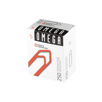 Omega Büroklammer No5 vernickelt, 43 mm 250 Stück