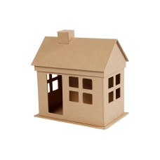 Creativ Company Papp-Haus 1 Stück, Braun